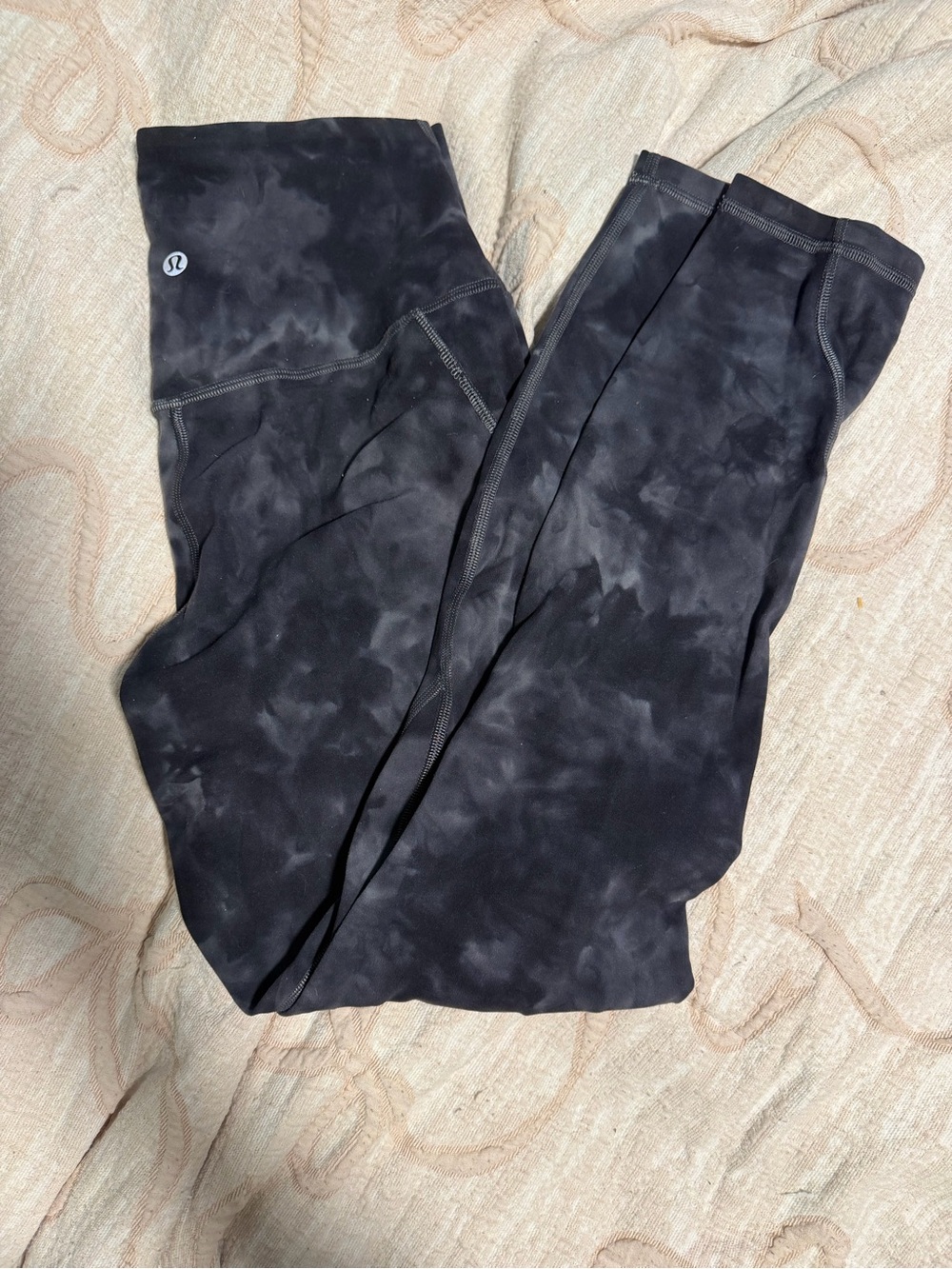 lululemon athletica Men’s Black Tie-Dye Joggers